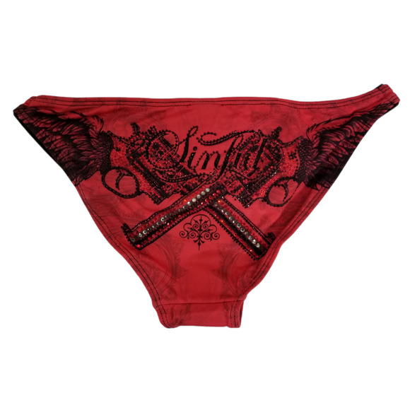Affliction Bikini Bottom Femme Fatale S New - Picture 6 of 6